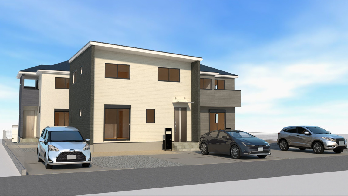 仲介手数料不要　リナージュ東区尾ノ上３丁目24－１期【尾ノ上小・錦ヶ丘中】の外観パース