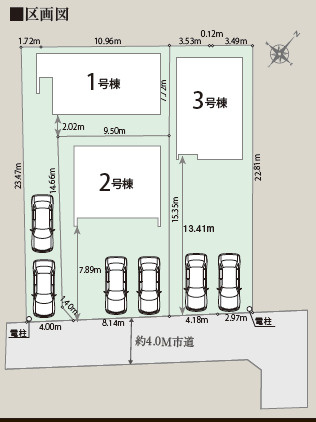仲介手数料不要　リナージュ東区尾ノ上３丁目24－１期【尾ノ上小・錦ヶ丘中】の区画図