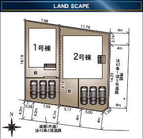 仲介手数料不要　クレイドルガーデン北区清水東町第２【清水小・竜南中】の区画図