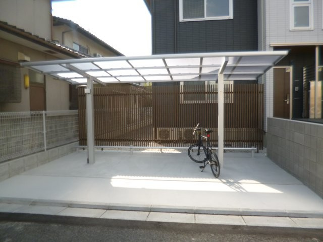 倉敷市福島のアパートのその他共用部分|自転車置き場