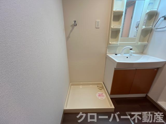 サンフィットの洗面所|洗濯機置場