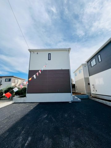 【Cradle Garden】　結城市結城　第45　全3邸の外観|〇１号棟【3LDK】
広々LDK20.7帖！シューズインクローク、キッチンパントリー付きの収納豊富な間取りです♪
2025年10月撮影