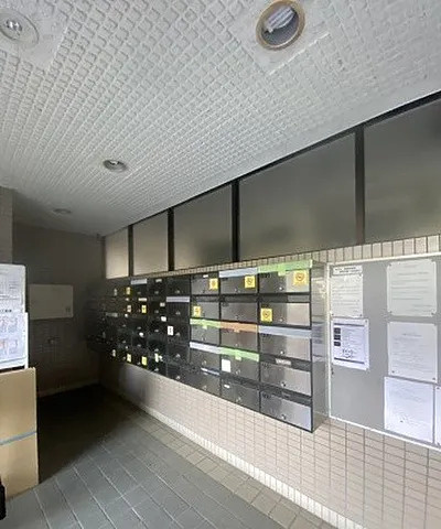 エマーレ南浦和（旧ヒルズ神明の木）のロビー|落ち着いたエントランスです