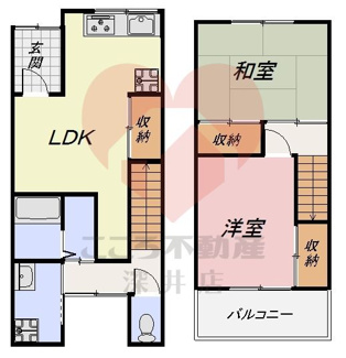 【間取り】 | Re－Home南安井町