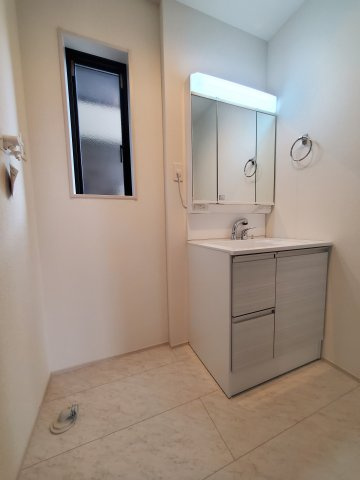 吉川市　大字保　新築戸建　全1棟の洗面所|施工例です