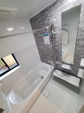 吉川市　大字保　新築戸建　全1棟の浴室|施工例です