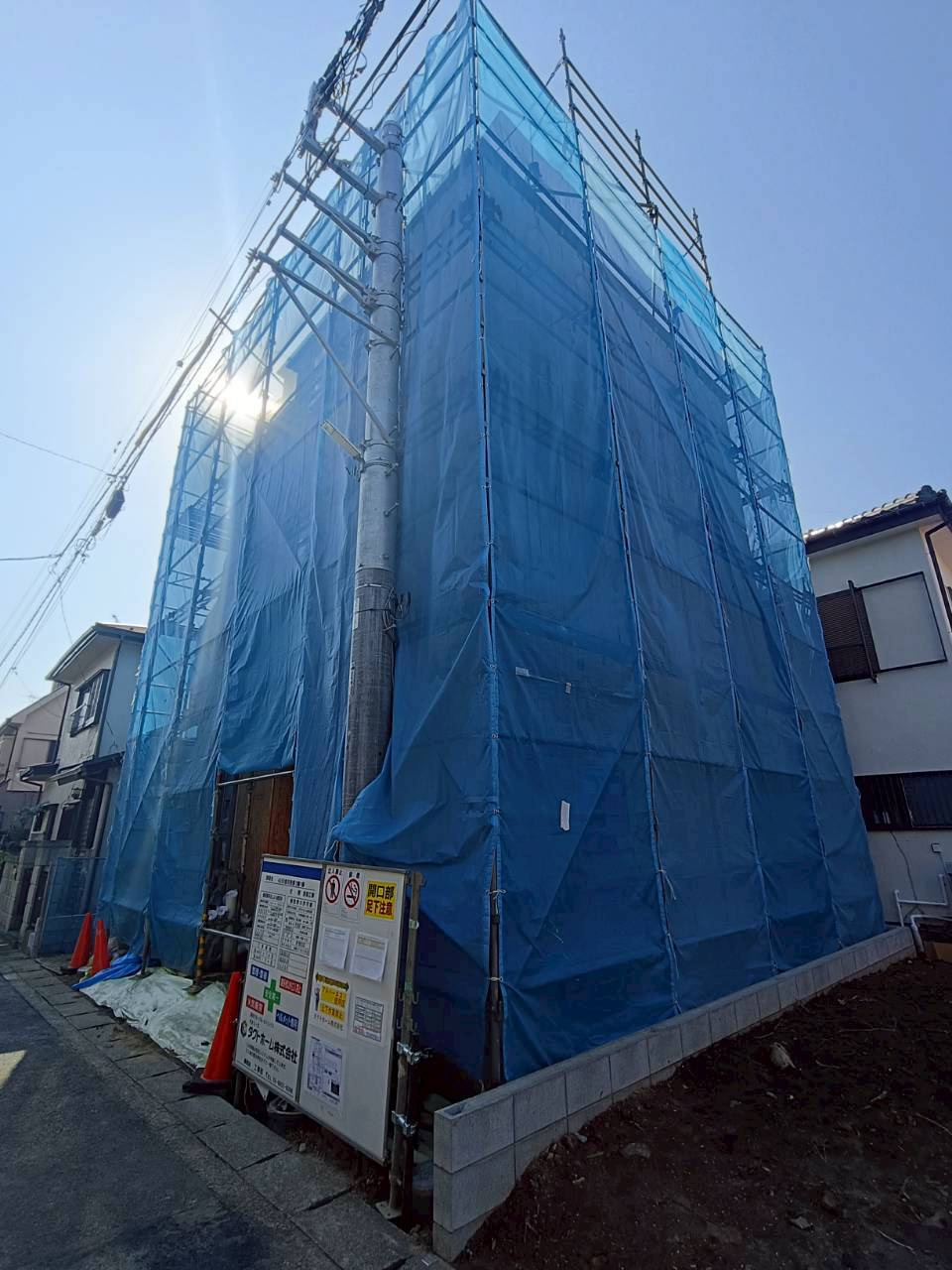 吉川市　大字保　新築戸建　全1棟の外観|外観です