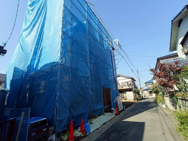 吉川市　大字保　新築戸建　全1棟の前面道路含む現地写真|前面道路含む現地写真です