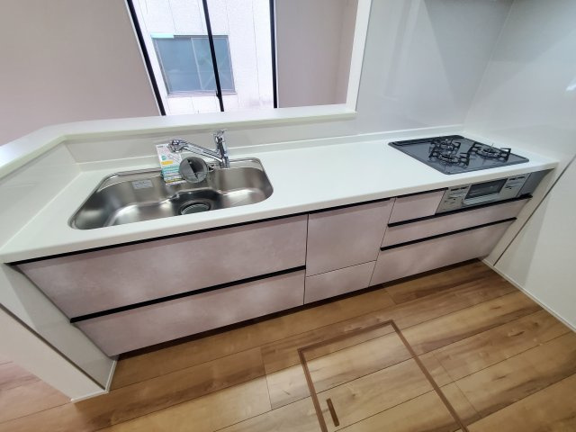 吉川市　大字保　新築戸建　全1棟のキッチン|施工例です