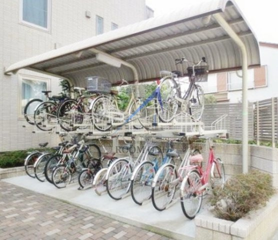 陽だまり荘のその他共用部分|駐輪場です。