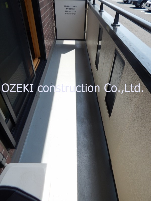 サンライズ蒲生のバルコニー