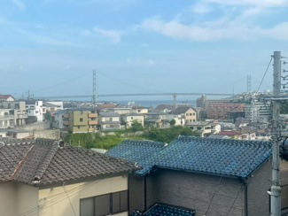 【展望】 | 売土地　明石市西朝霧丘 | 現地からの眺望　明石海峡大橋一望！