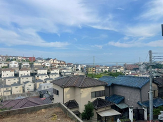 【展望】 | 売土地　明石市西朝霧丘 | 現地からの眺望　明石海峡大橋一望！