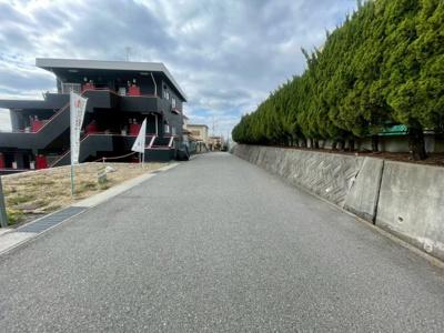 【前面道路含む現地写真】 | 売土地　明石市西朝霧丘