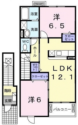 ペアセロべEの間取り