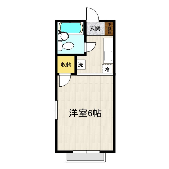 リュ・プラタンの間取り