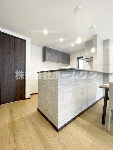 西多摩郡瑞穂町長岡　新築戸建のキッチン|使いやすいキッチンです