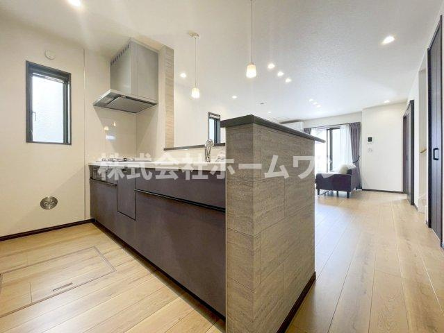 西多摩郡瑞穂町長岡　新築戸建のキッチン|お料理しやすいキッチンです