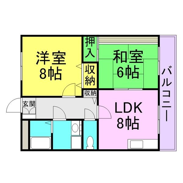リバービレッジ上甲子園の間取り