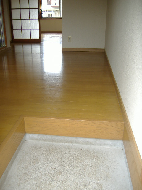 徳田第一アパートの玄関