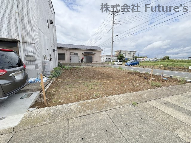 三郷市鷹野3丁目　新築戸建　全1棟の外観|現地の写真になります。