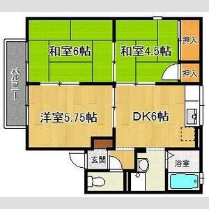 エステート塩屋山手B棟の間取り|エステート塩屋山手