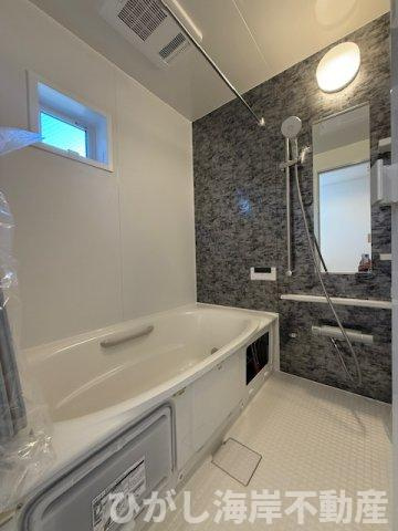 平塚市龍城ヶ丘　新築戸建　全３棟の浴室|1坪タイプ　ユニットバス