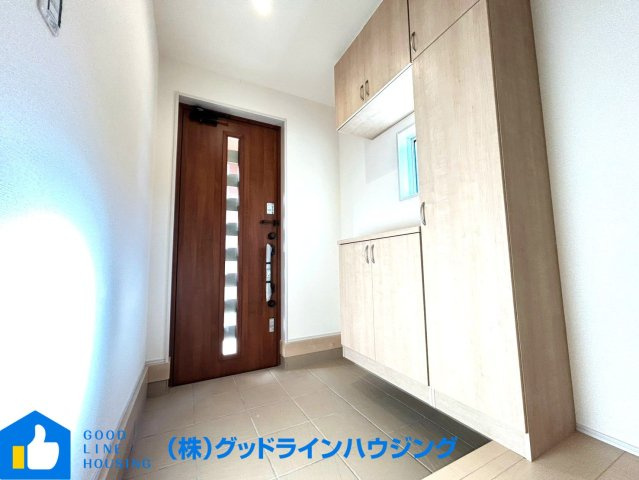 北野　1号棟の玄関