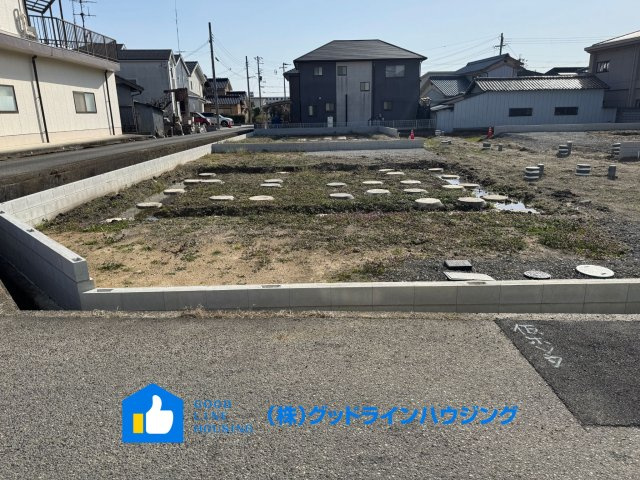 北野　1号棟の前面道路含む現地写真|解放感のある角地