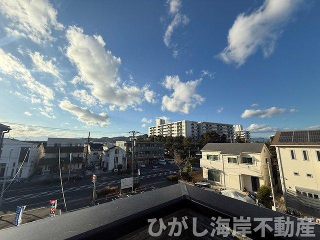 平塚市龍城ヶ丘　新築戸建　全３棟の展望|西側バルコニーからの眺望