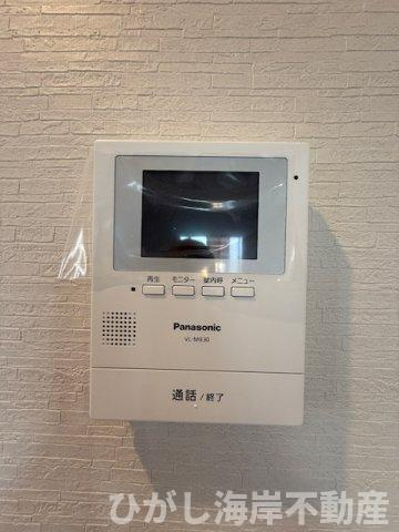平塚市龍城ヶ丘　新築戸建　全３棟のセキュリティ|TVモニター付きインターフォン