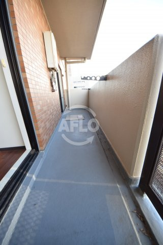 第一玉造マンションのバルコニー|第一玉造マンション　バルコニー