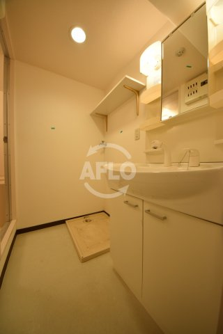 第一玉造マンションの洗面所|第一玉造マンション　洗面脱衣所