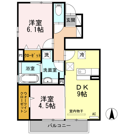 ルミエール焼山の間取り