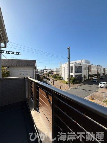 茅ヶ崎市南湖5丁目　新築戸建　全２棟のバルコニー|西側バルコニー