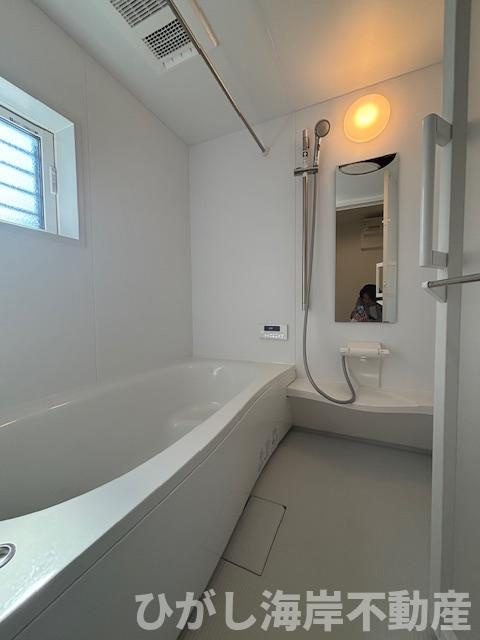 藤沢市鵠沼松が岡４丁目　新築戸建　全４棟の浴室|1坪タイプ　ユニットバス