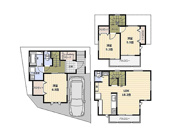 富士見市鶴瀬東2丁目　新築一戸建住宅　全1棟　(ふじみ野店)の画像