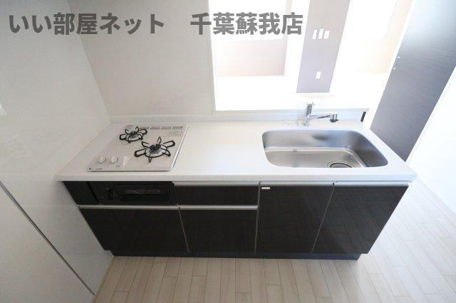 （仮称）千葉市中央区矢作町新築アパートのキッチン|キッチンです