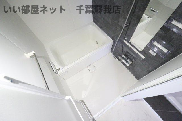（仮称）千葉市中央区矢作町新築アパートの浴室|お風呂です