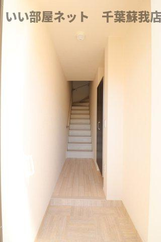 （仮称）千葉市中央区矢作町新築アパートの玄関|落ち着いた玄関です