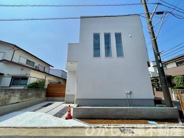 藤沢市鵠沼海岸６丁目　新築戸建　全２棟の外観|現地外観