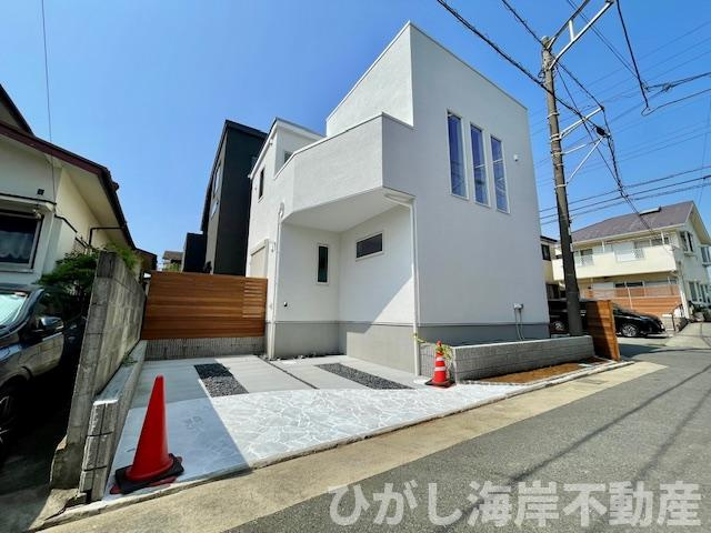 藤沢市鵠沼海岸６丁目　新築戸建　全２棟の外観|現地外観