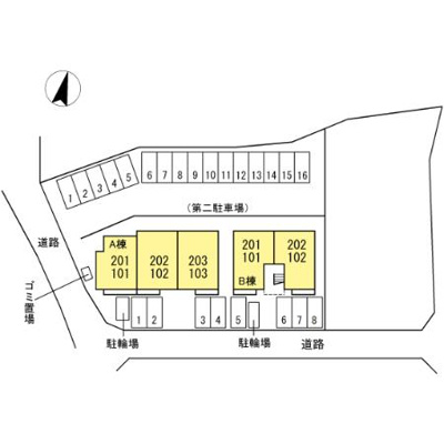【区画図】 | ルミエールB