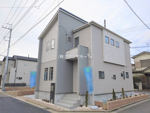 所沢市東狭山ケ丘1丁目・全4棟　新築一戸建　1号棟の前面道路含む現地写真|現地写真（2025年12月24日撮影）