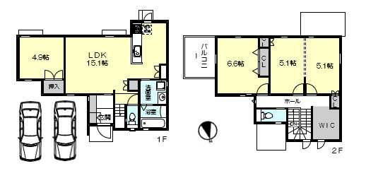 西区玉津町今津中古戸建の間取り