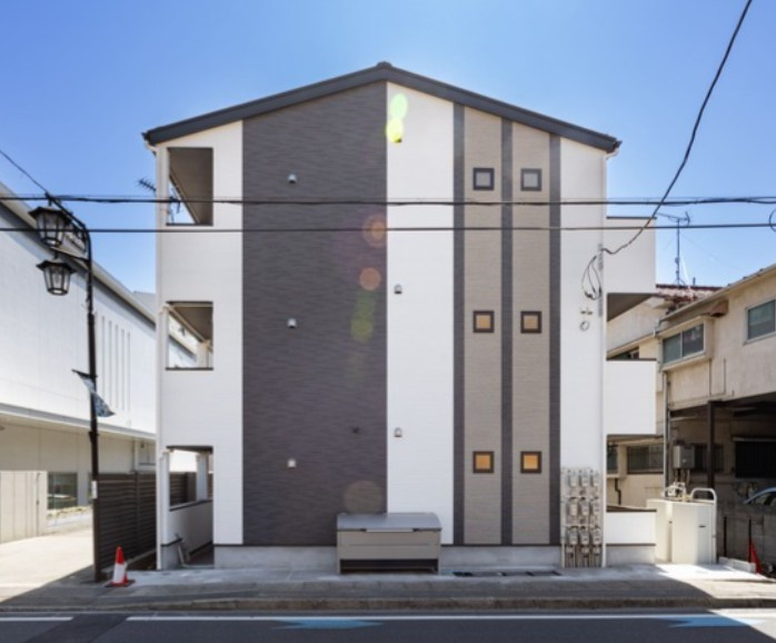 川崎市多摩区生田７丁目のアパートの外観