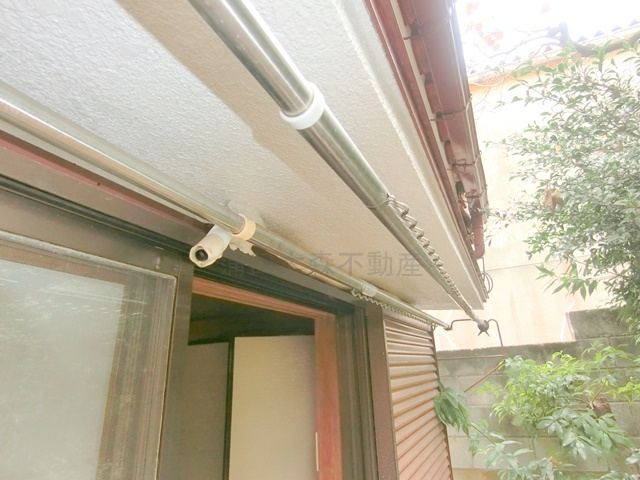 山王戸建3の設備|物干し金具