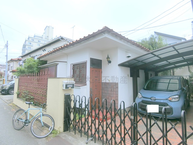 山王戸建3の外観|1980年5月築　木造1階建　大田区山王1丁目
京浜東北線大森駅徒歩9分　横須賀線西大井駅徒歩17分