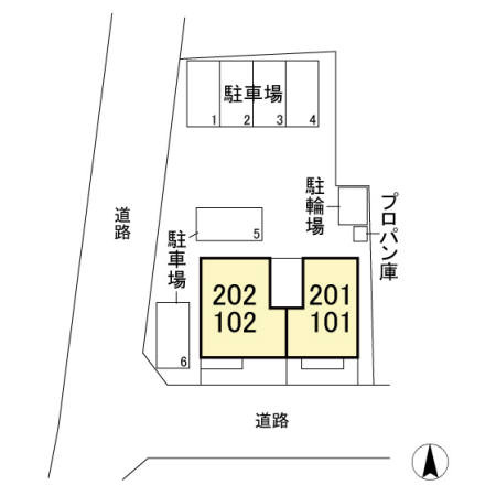 フォルトゥーナの区画図