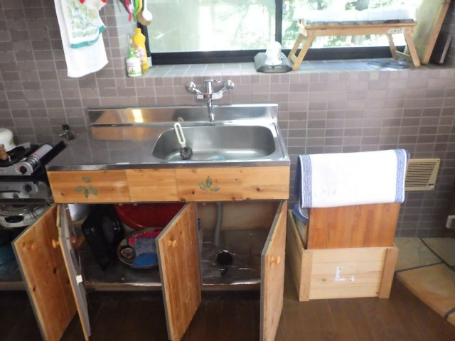 中古戸建　　　　　　大朝のキッチン